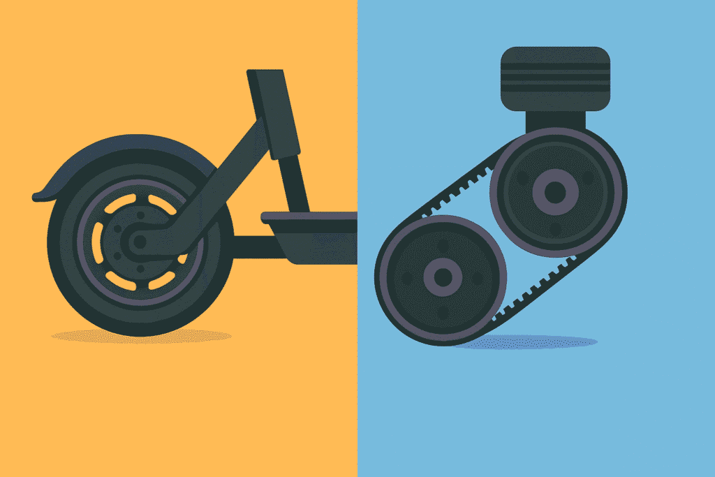 Hub Motor vs. Belt Drive