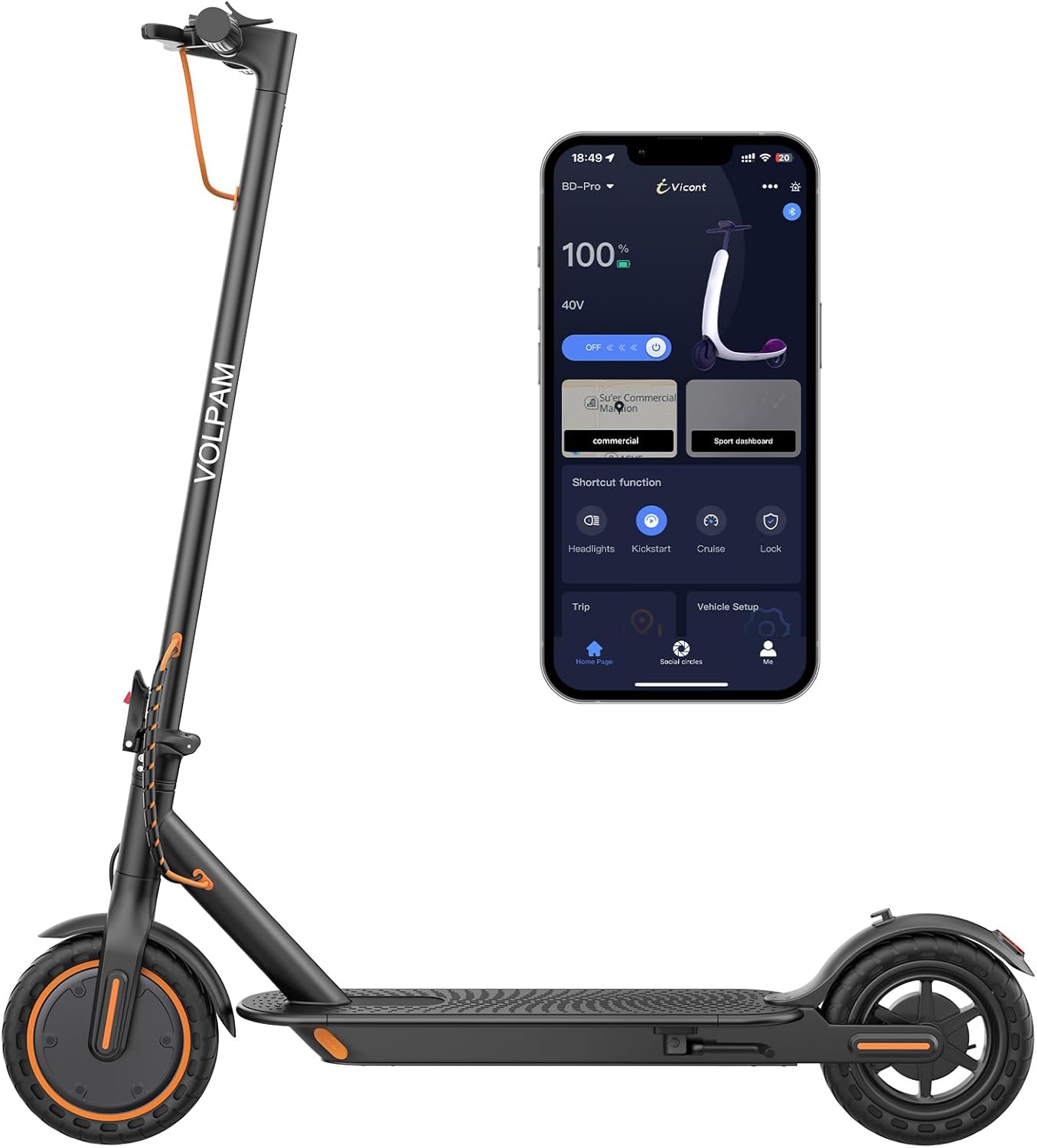 VOLPAM Adult Electric Scooter