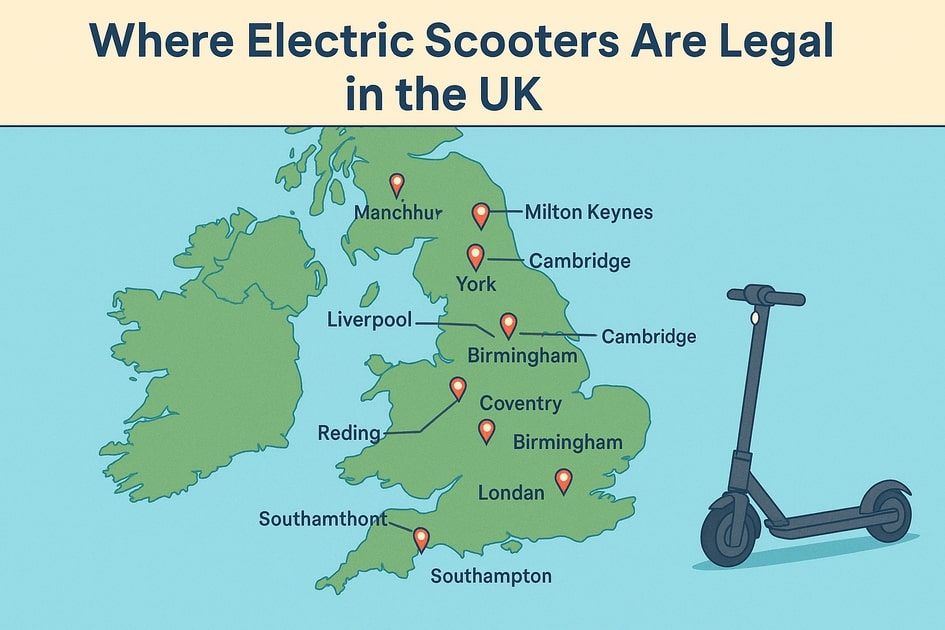 blog Where Electric Scooters Are Legal in the UK
