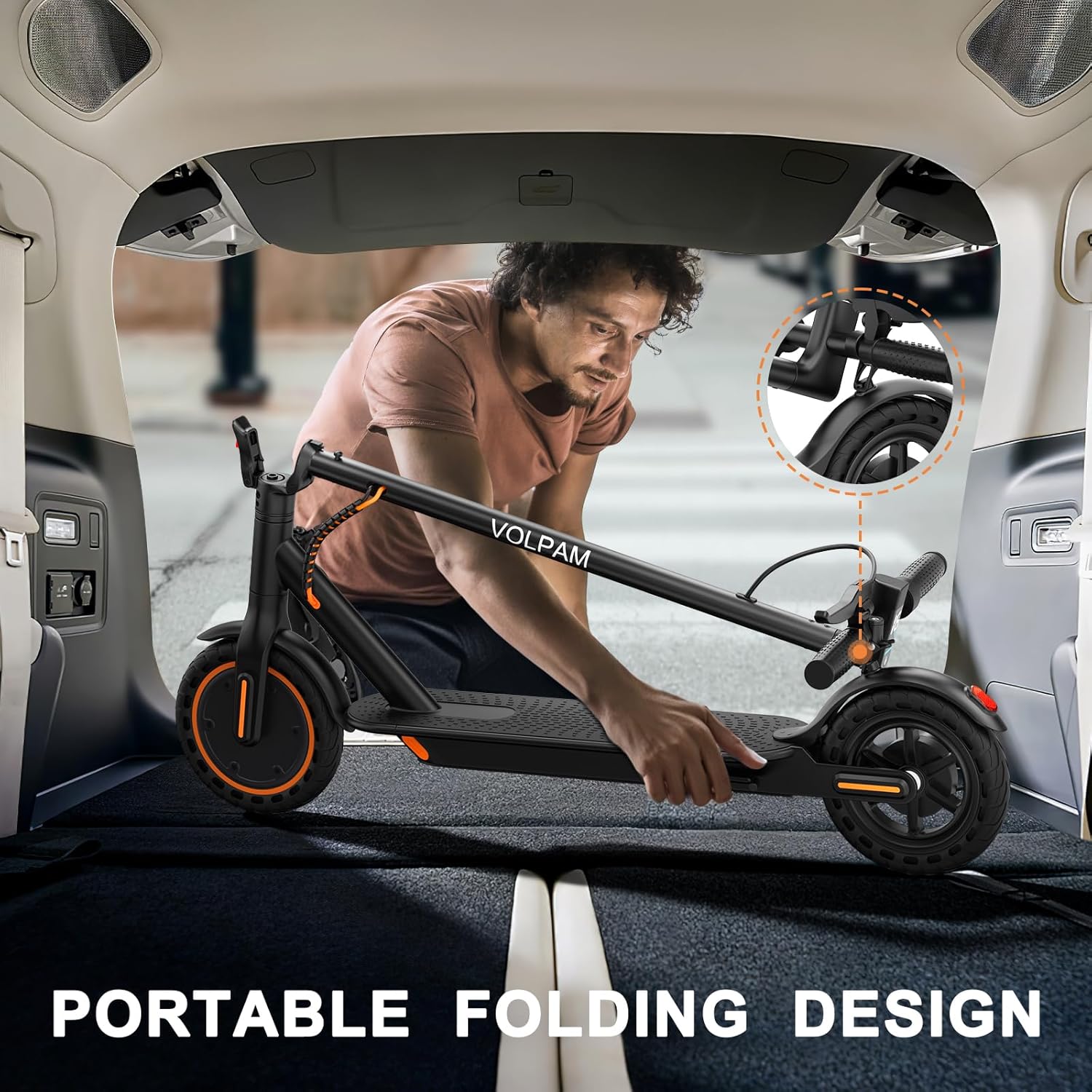 VOLPAM Quick Folding Electric Scooter